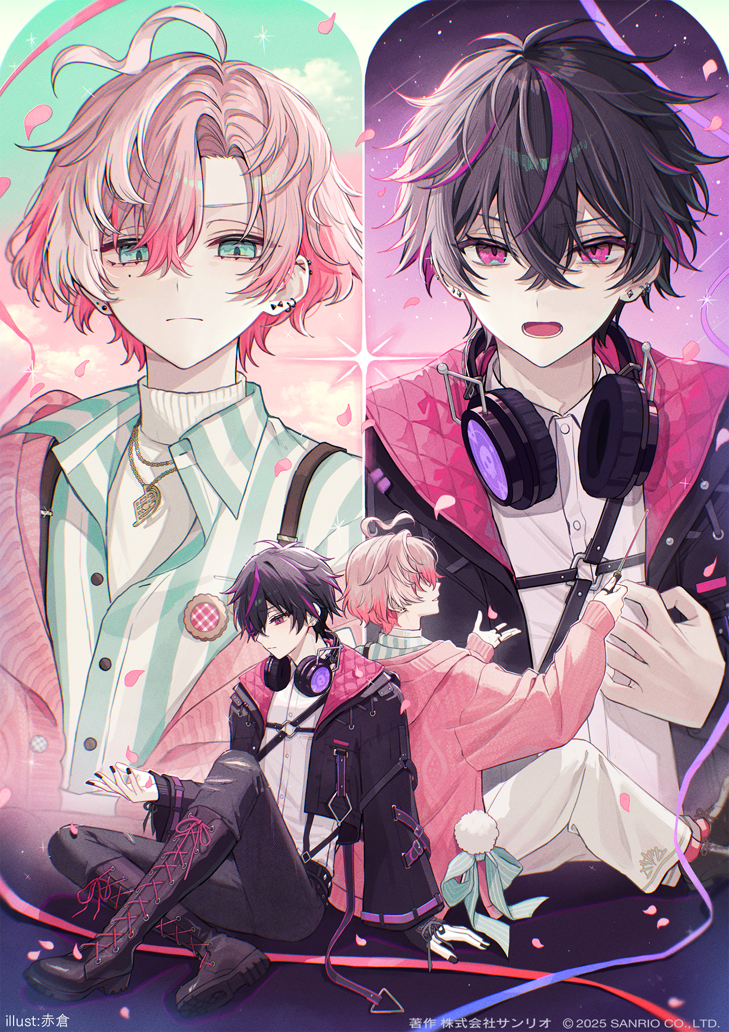 ロストキティ編応援イラスト（メロルド・クロード）